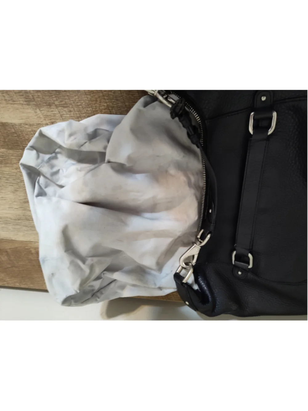 Women's Cole Haan Black Leather Hobo Bag One Size